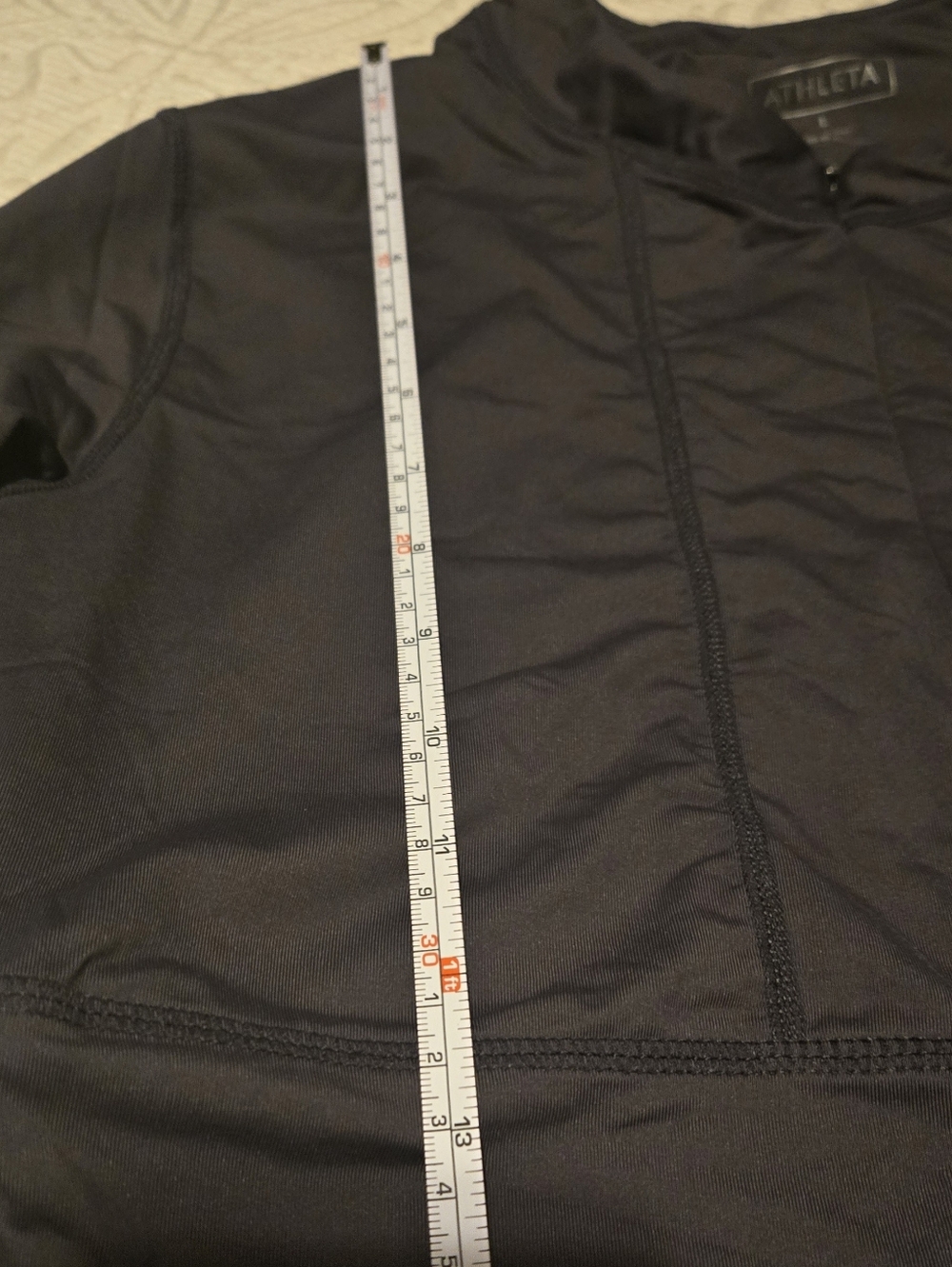 Athleta Grey Ruched Long-Sleeve Sheath Dress - Picture 5 of 13